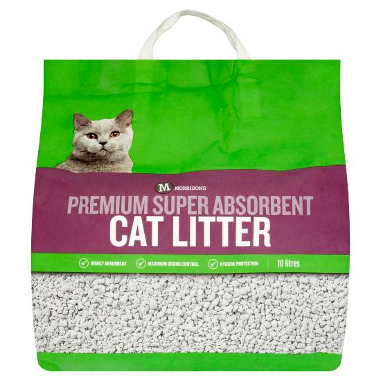 Morrisons Premium Super Absorbent Cat Litter (10L)