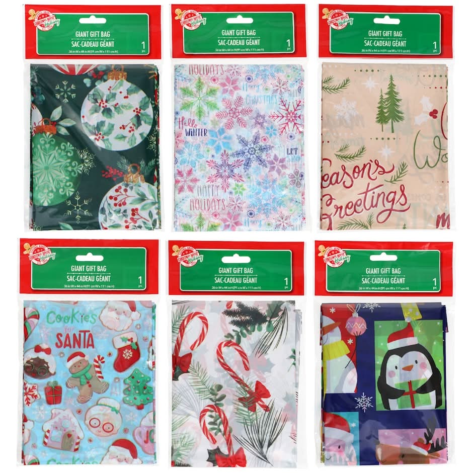 Christmas House Giant Gift Bag, Assorted