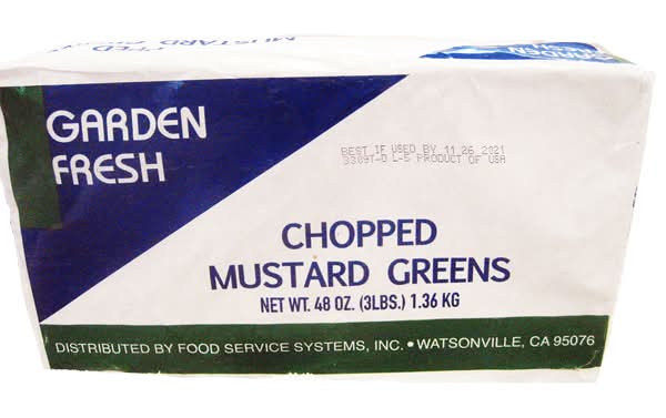 Garden Fresh Chopped Mustard Greens (48 oz)