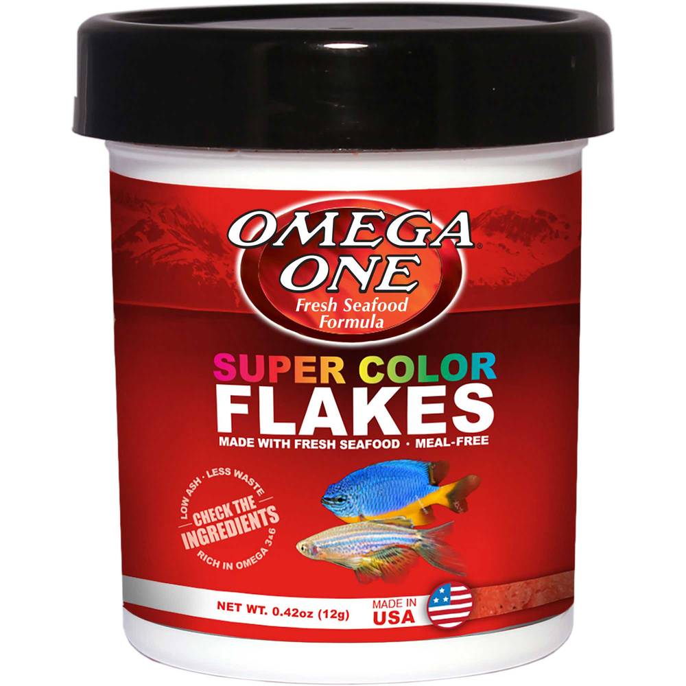 Omega One Super Color Flakes, 0.42 Ounces