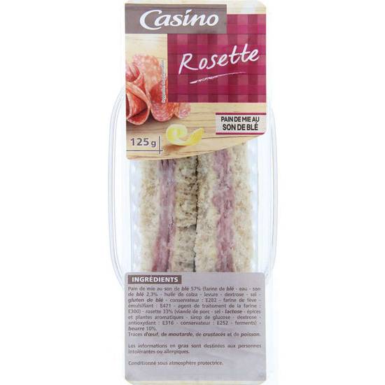 Casino sandwich rosette x2 125 g
