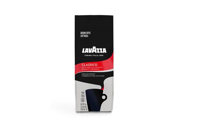 Lavazza Classico Medium Roast Gound Coffee, 12 OZ