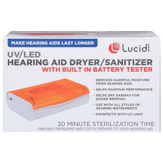 Lucid Uv/Led Hearing Aid Dryer/Sanitizer