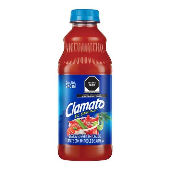Clamato jugo (946 ml) (tomate con almeja)