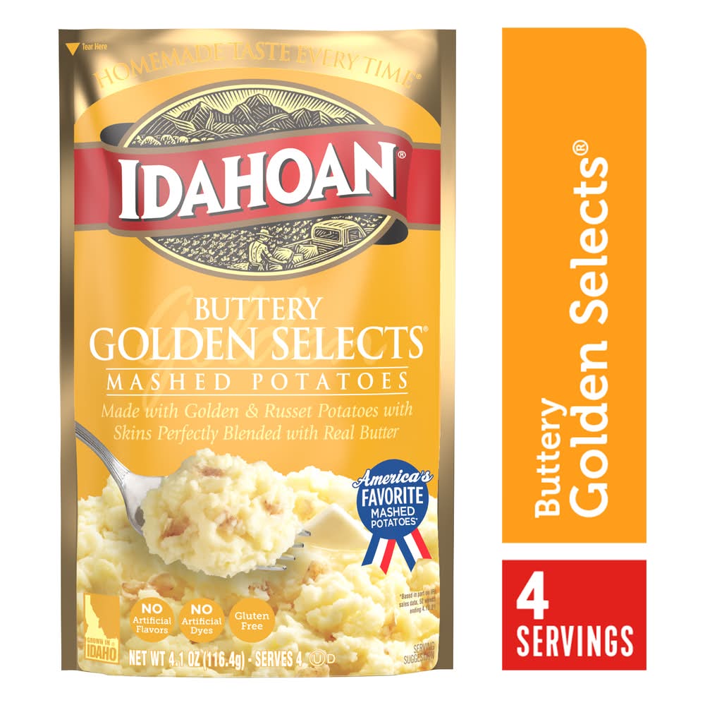 Idahoan Buttery Golden Selects Mashed Potatoes (4.1 oz)