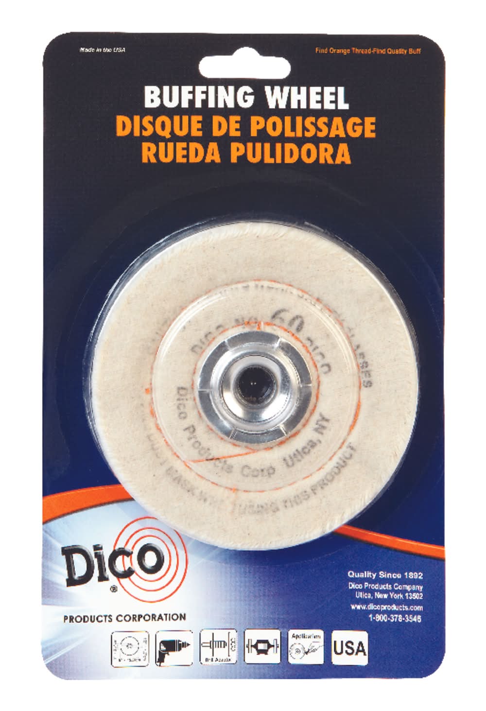 Dico Cordless 4 In. Buffing Wheel