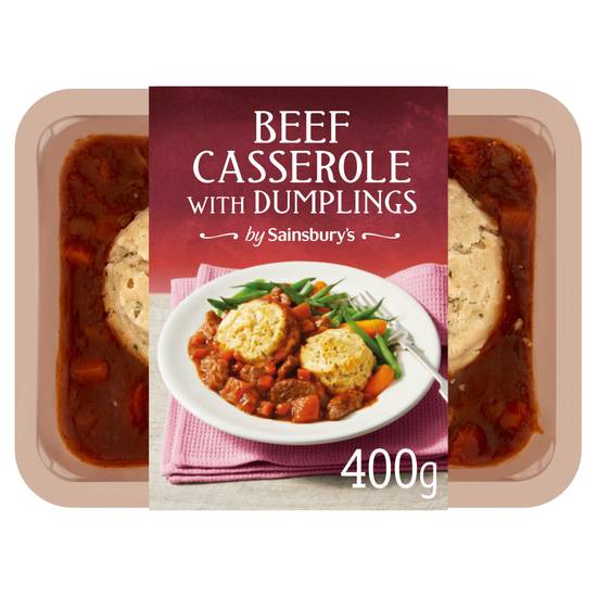 Sainsbury's Beef Casserole with Dumplings 400g (Serves 1)