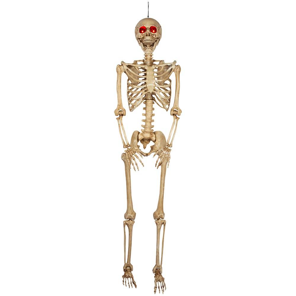 Haunted Living 5-ft Hanging Skeleton with Red Eyes Decoration | 229858