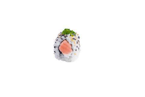 California roll's saumon tataki fromage ciboulette