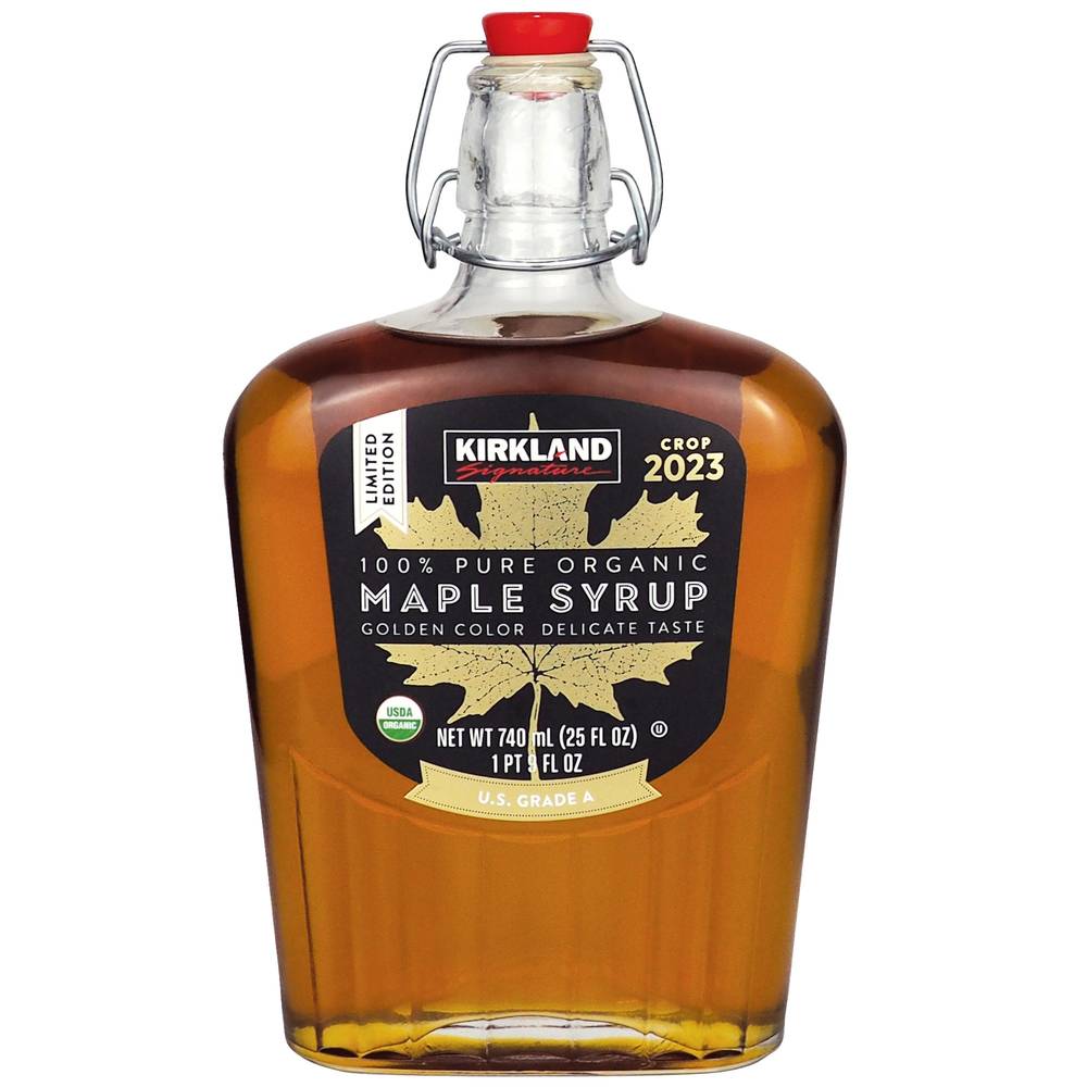 Kirkland Signature Organic Golden Maple Syrup, 25 fl oz