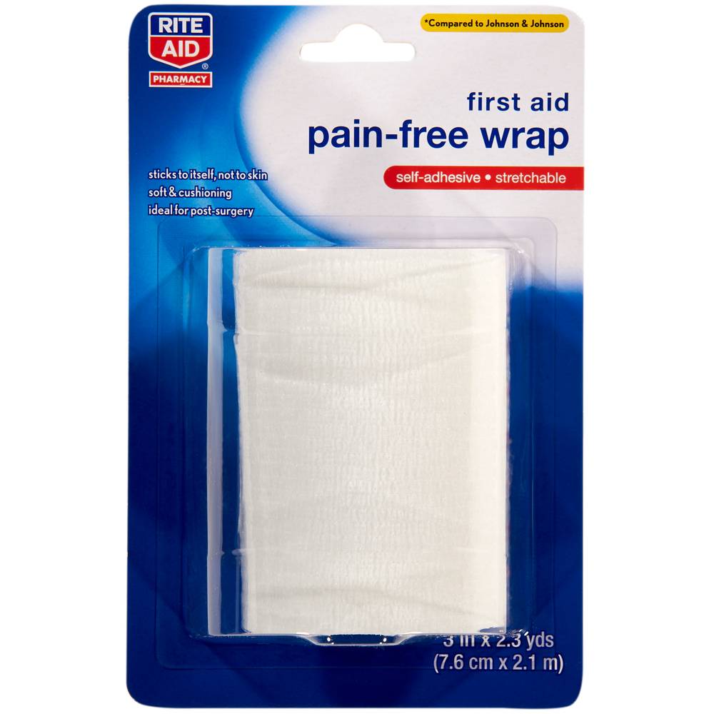 Rite Aid First Aid Pain Free Wrap 3" x 2.3 yds (1 ct)