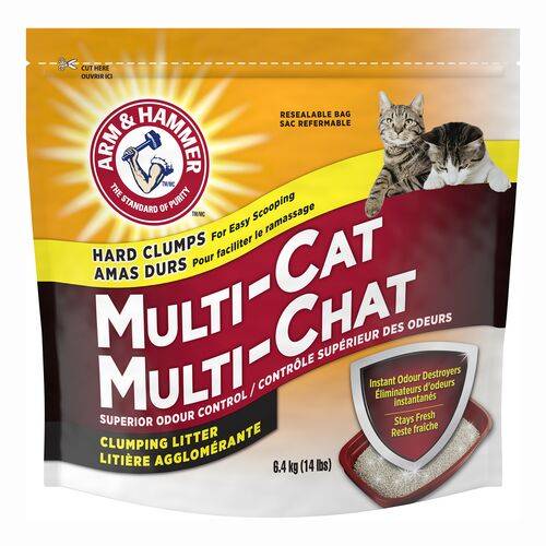 Arm And Hammer Multi-Cat Cumpling Litter (6.4 kg)