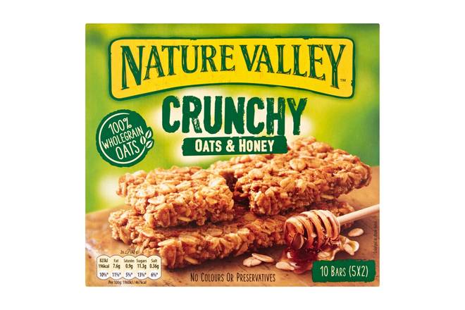 Nature Valley Crunchy Oats & Honey 10 Bars 5 x 42g (210g)
