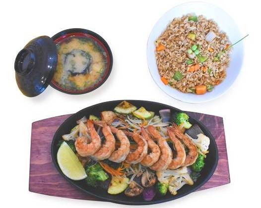 Teppanyaki de Camarón