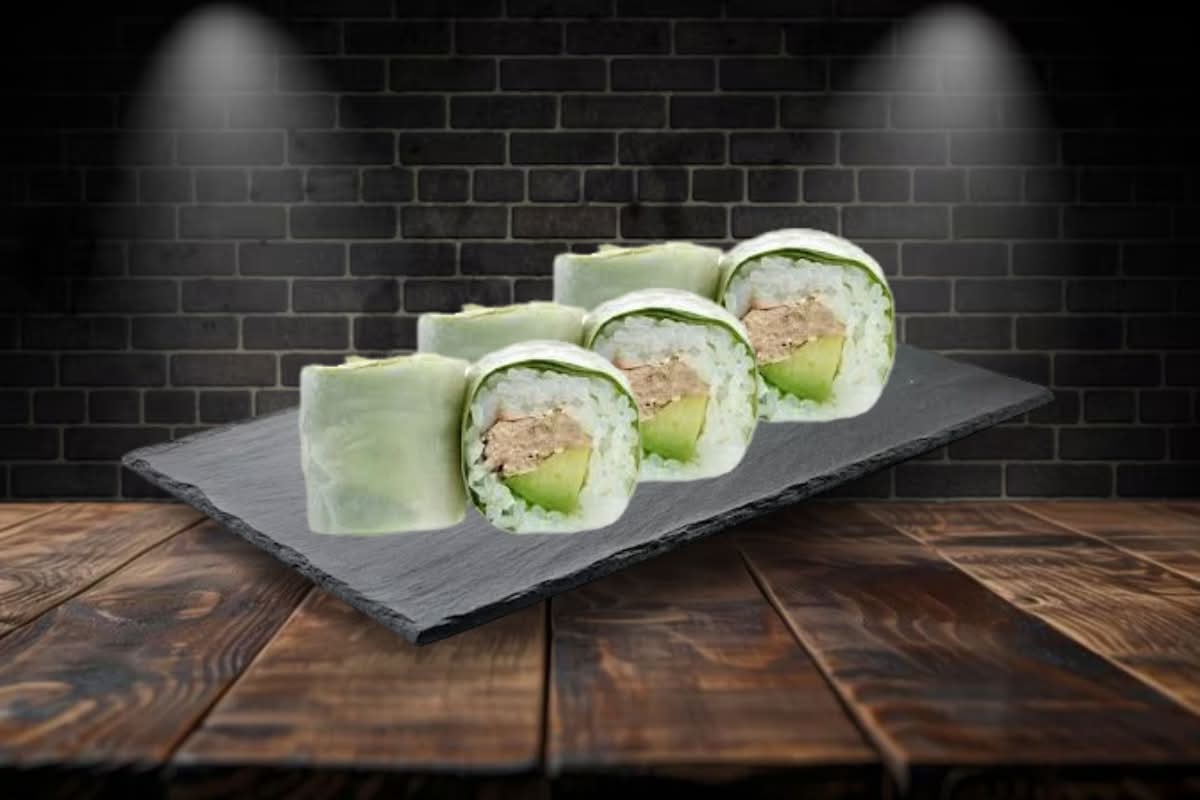 Printemps Roll Thon cuit laitue sauce oignon frit x6