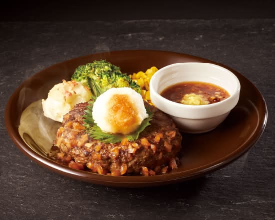 アンガスビーフ100％ステーキハンバーグ 和風ビネガーソース