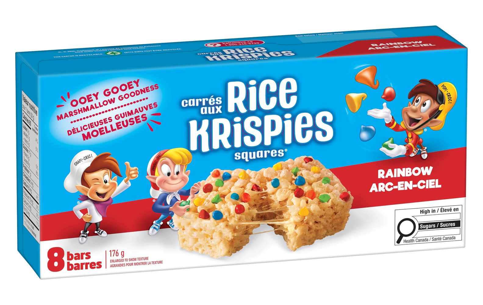Rice Krispies Squares Rainbow Bars (176 g, 8 ct)