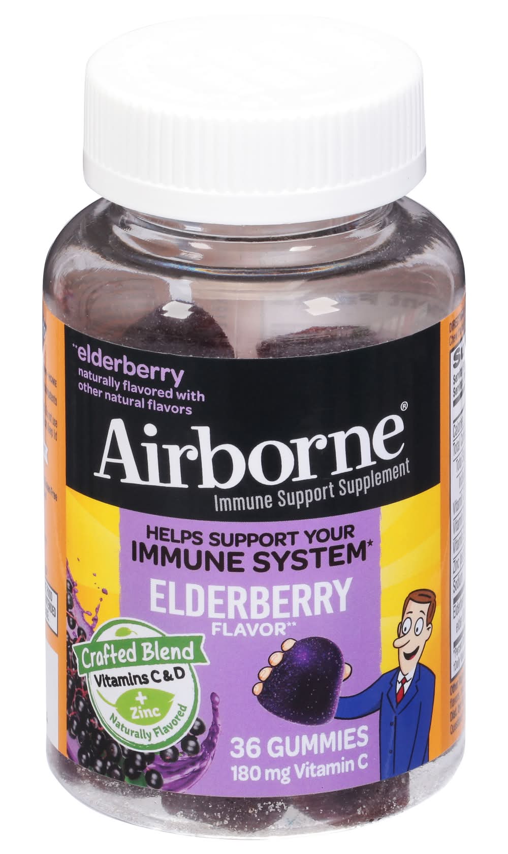 Airborne Elderberry Flavor Immune Support Gummies (0.8 oz)