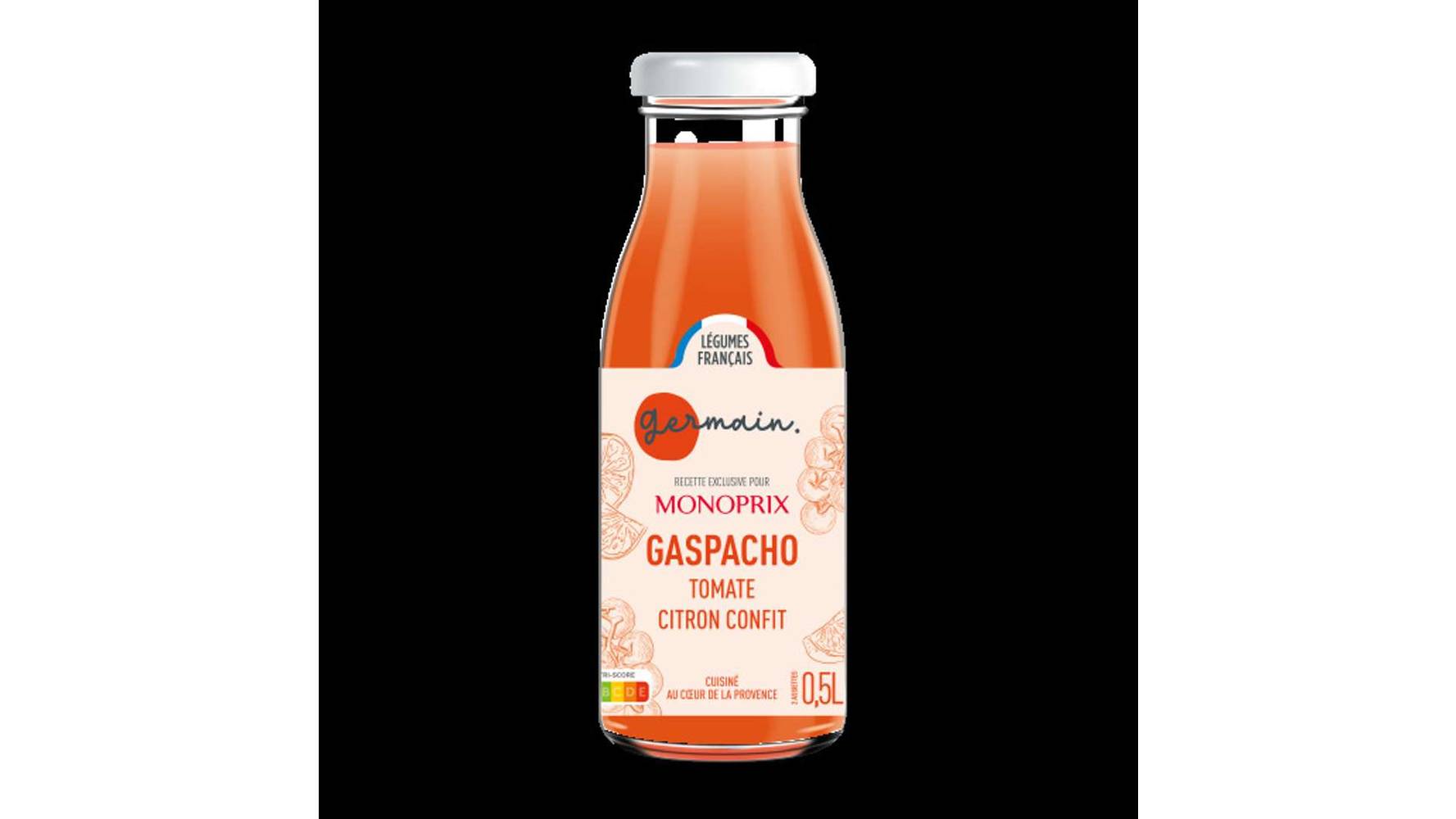 Germain Gaspacho tomate citron confit La bouteille de 50cL