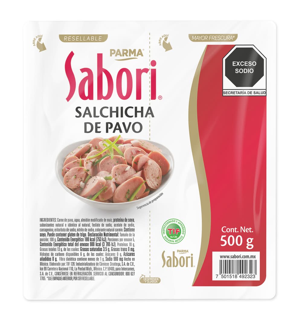 Sabori · Salchicha de pavo (500 g)