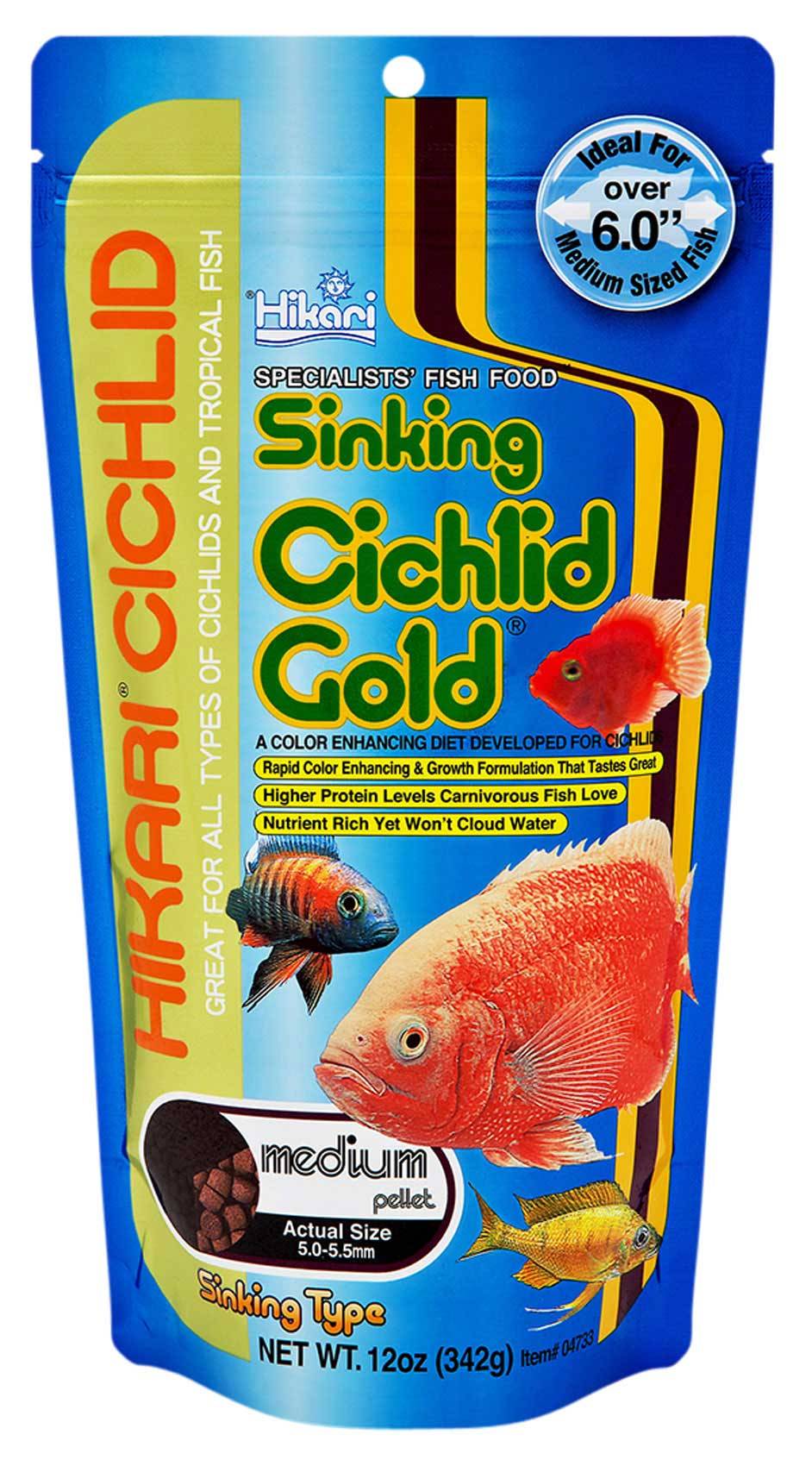 Hikari Sinking Cichlid Gold Fish Food (medium pellet)