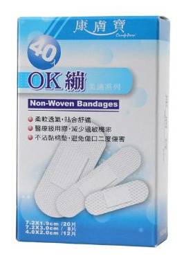中鎮康膚寶OK繃(未滅菌) | 40 入 #42000564
