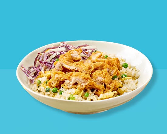 Krispy Chicken Fried Rice & Slaw