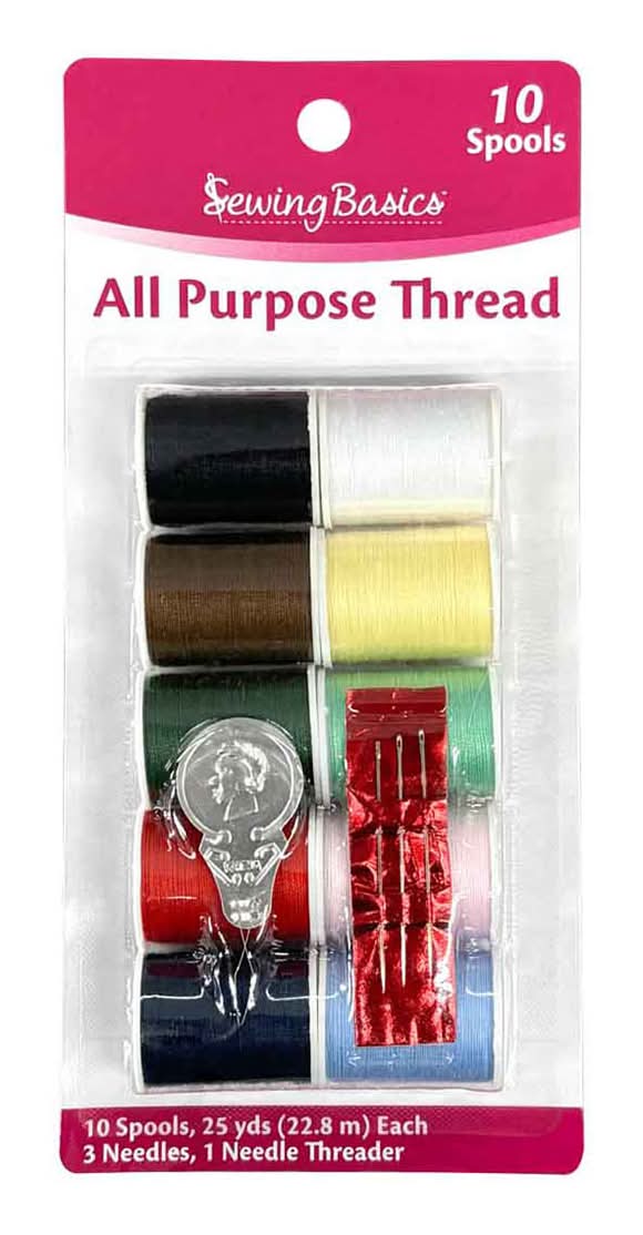 Sewing Basics All Purpose Thread Sewing Kit 10 Ct