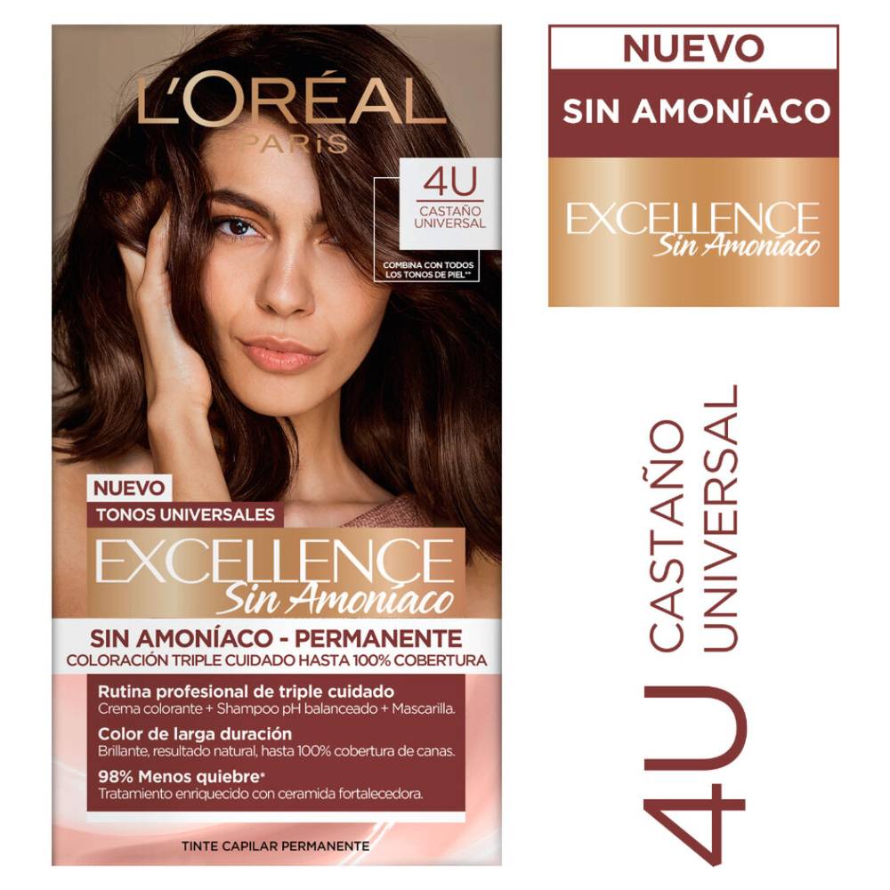 Tintura Excellence Sin Amoniaco 4U