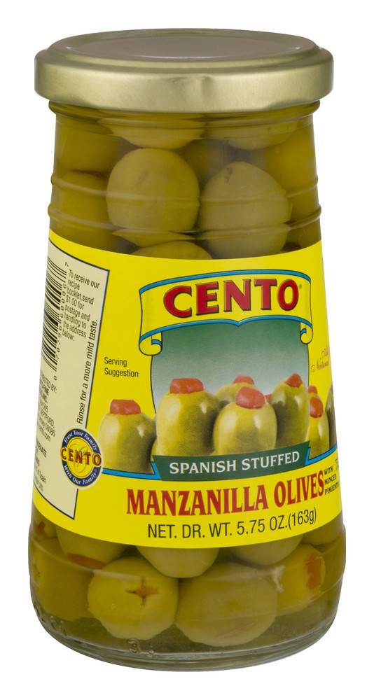 Cento Spanish Stuffed Manzanilla Olives (5.8 oz)