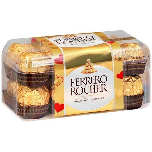 Ferrero Ferrero Rocher Fine Hazelnut Chocolates, Valentine's Day Heart - 7.0 oz