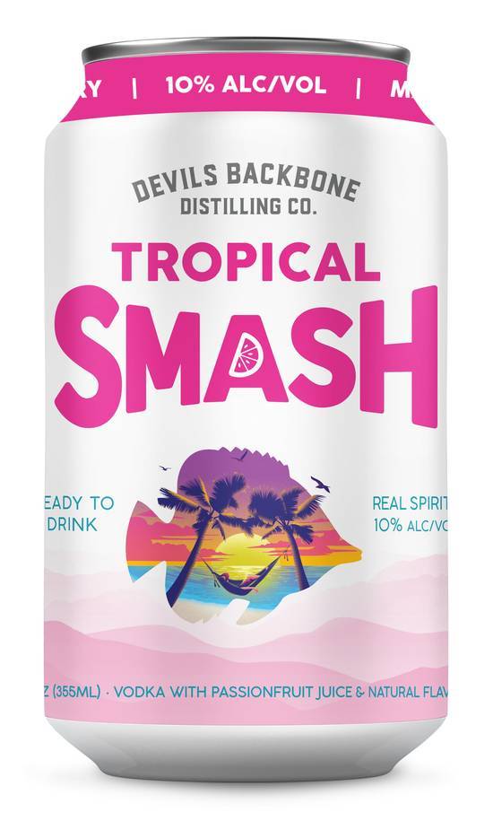 Devils Backbone Brewing Tropical Smash Ready- (4x 12oz cans)