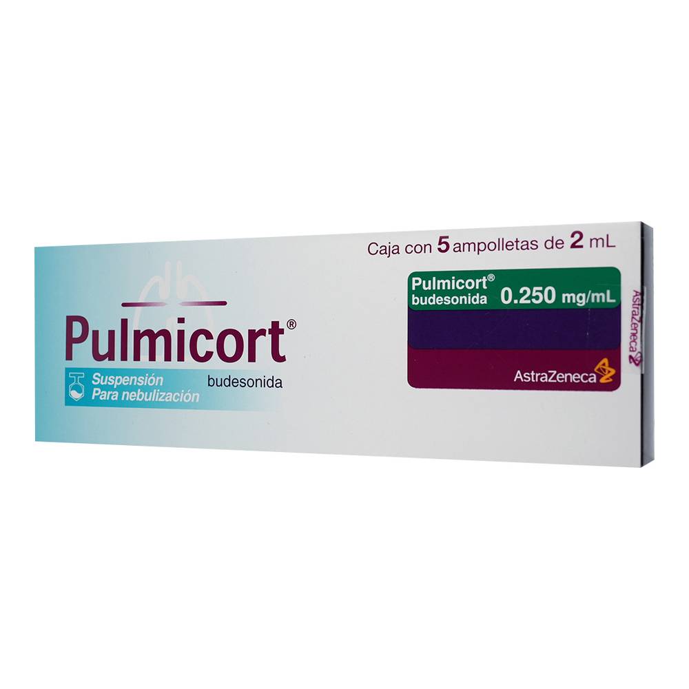 Astrazeneca pulmicort budesonida suspensión 0.250 mg/ml (5 un)