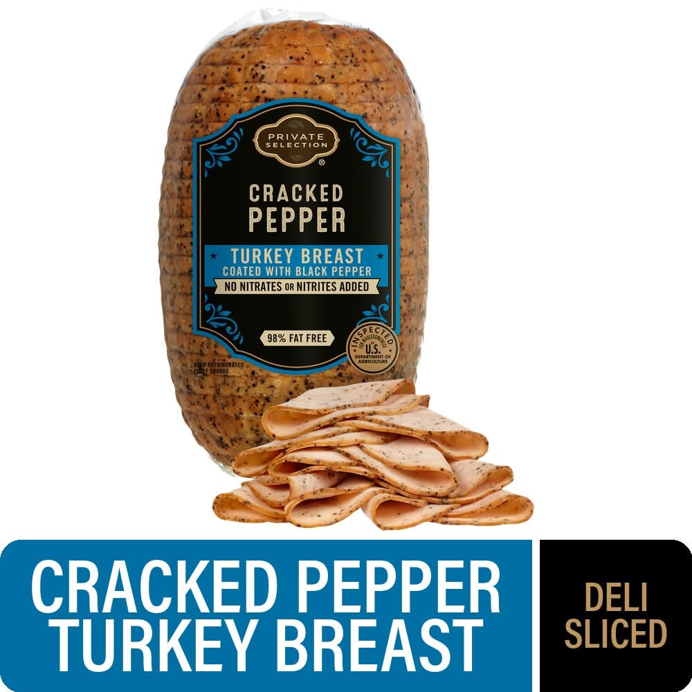 Private Selection® Cracked Pepper Deli Turkey Breast Sliced
