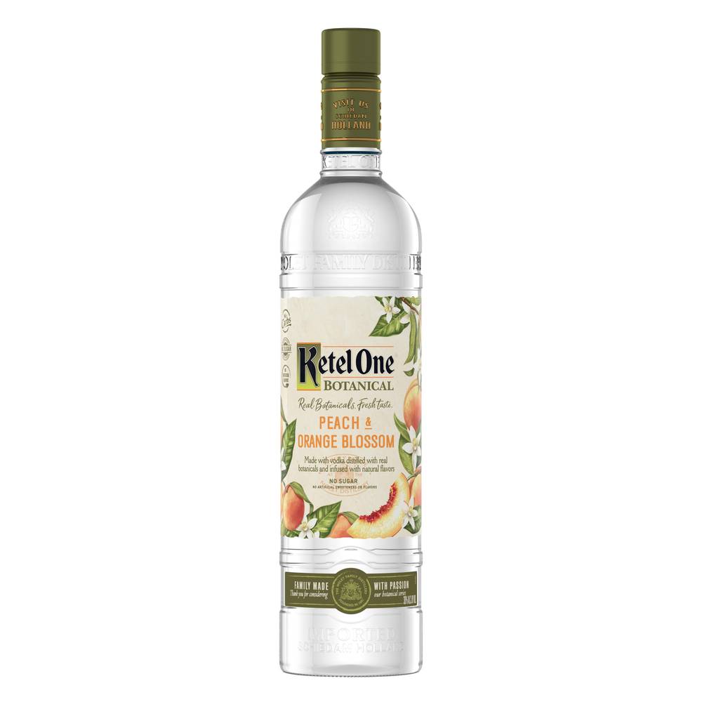 Ketel One Botanical No Sugar Peach & Orange Blossom Vodka (750 ml)