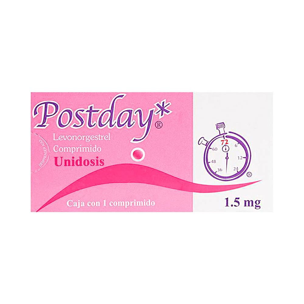 Inves farmacéutica postday levonorgestrel comprimido 1.5 mg