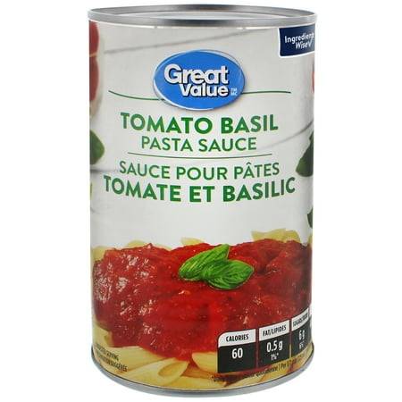 Great Value Tomato & Basil Pasta Sauce (680 ml)
