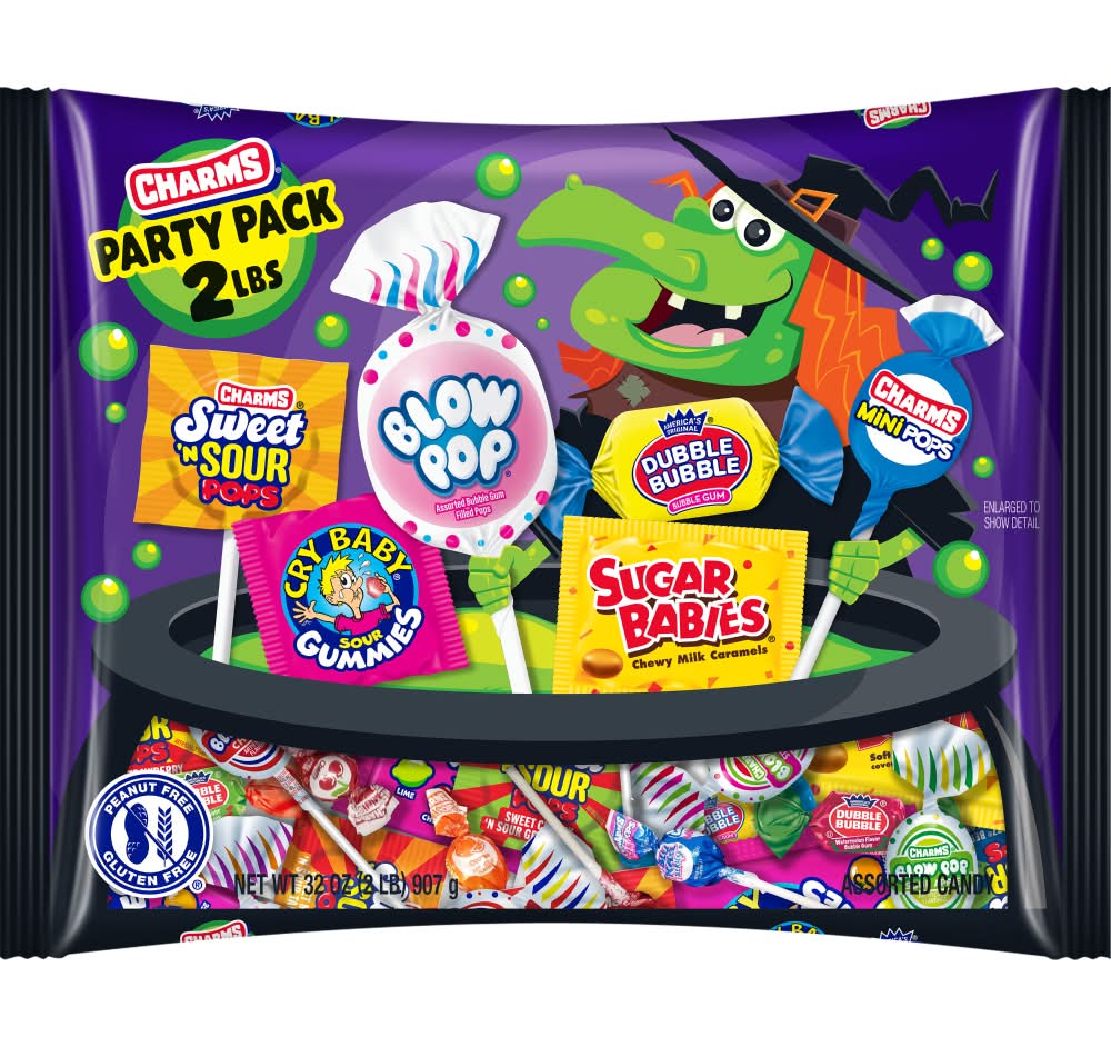 Charms® 2lb Party Pack Assorted Halloween Candy