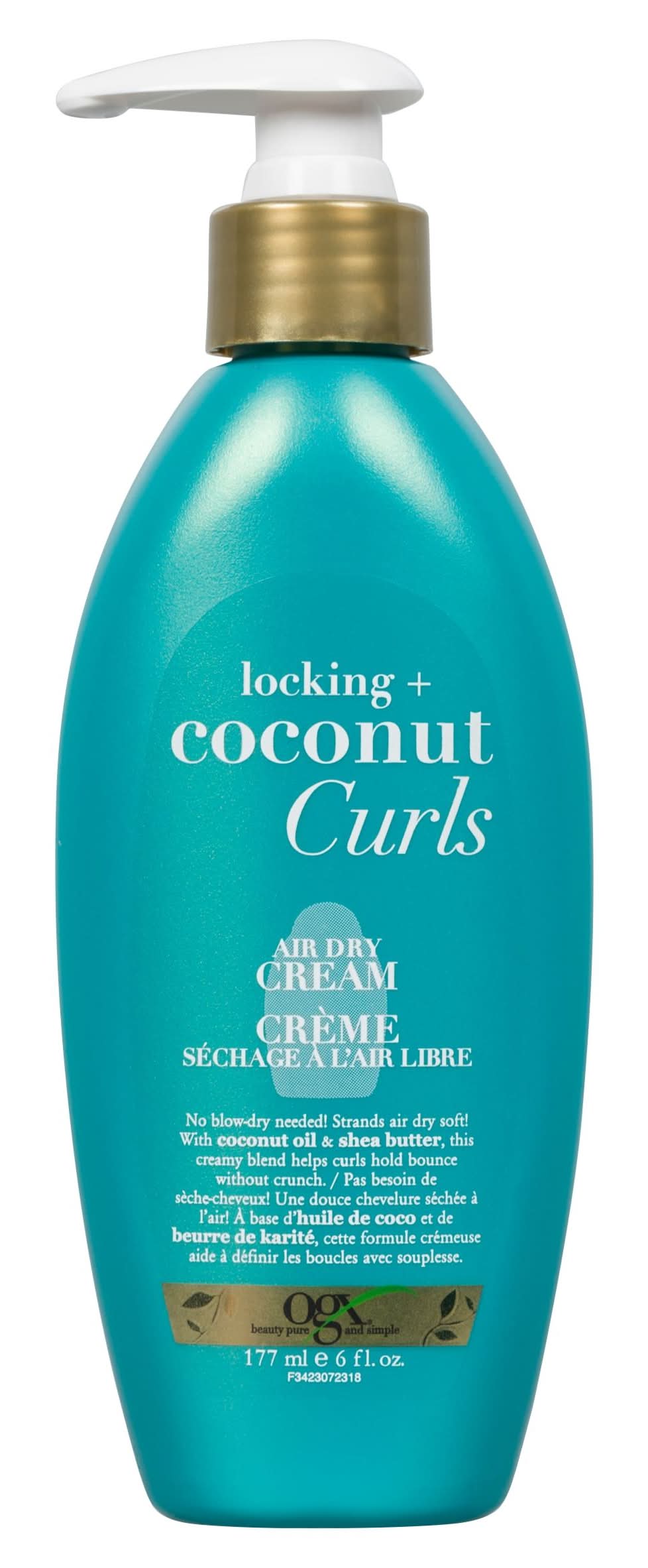 OGX Locking + Coconut Curls Air Dry Cream (177 ml)