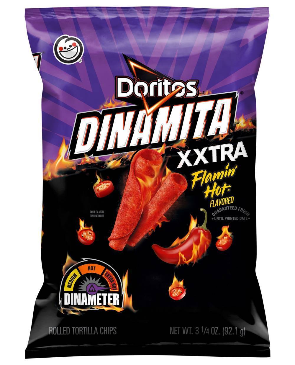 Doritos Dinamita Tortilla Chips, Xxtra Flamin Hot (3.5oz)