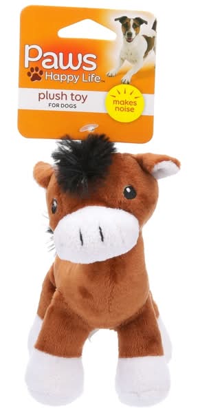 Paws Happy Life Premium Plush Mini Zoo Animal Dog Toy