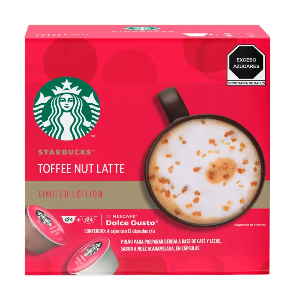 Starbucks · Cápsulas de café, nuez acaramelada (4 x 12 un)