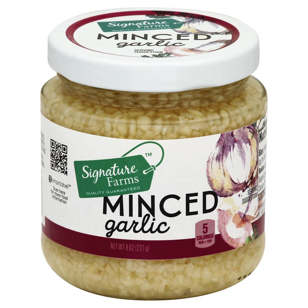 Signature Farms Minced Garlic (8 oz)