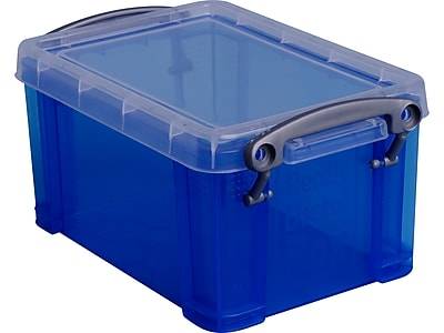 Really Useful Box Snap Lid Storage Box (blue)