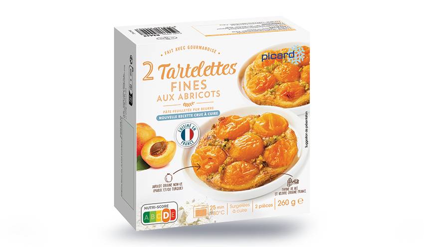 2 tartelettes fines aux abricots