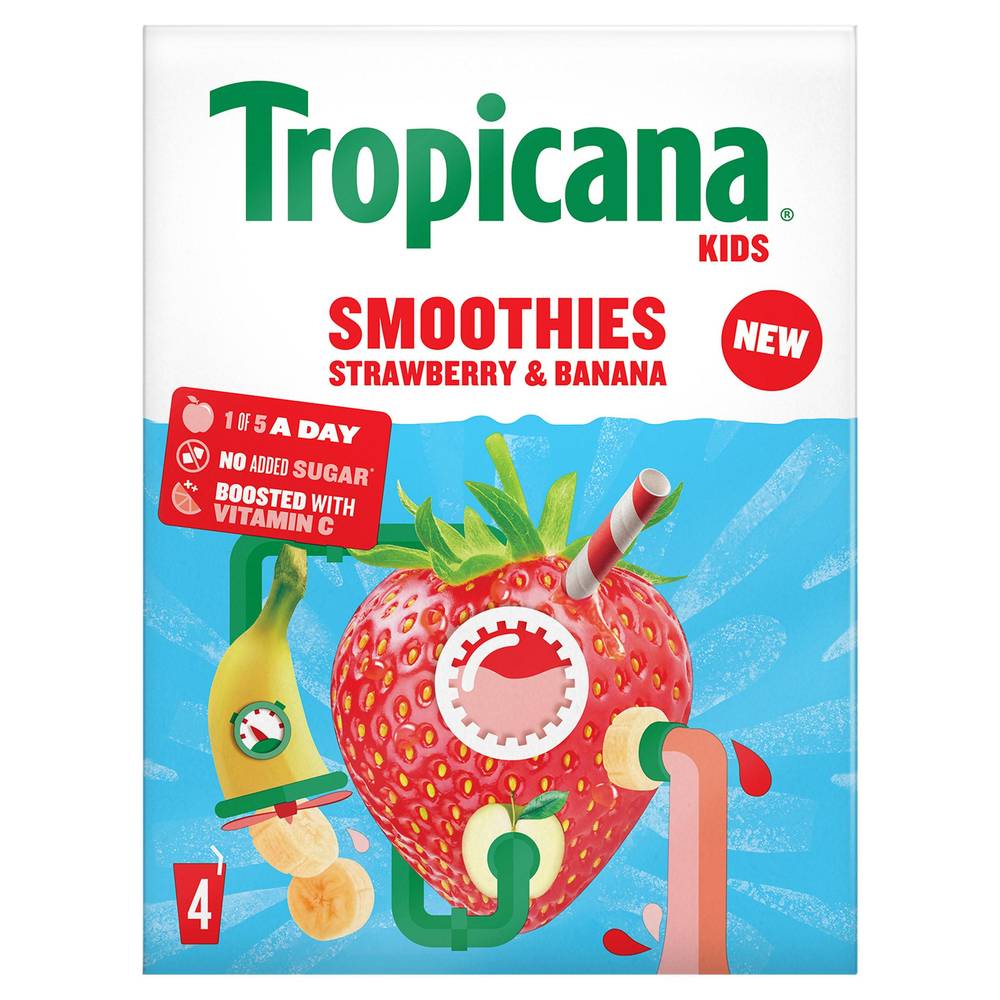 Tropicana Kids Smoothies (600 ml) (strawberry-banana)