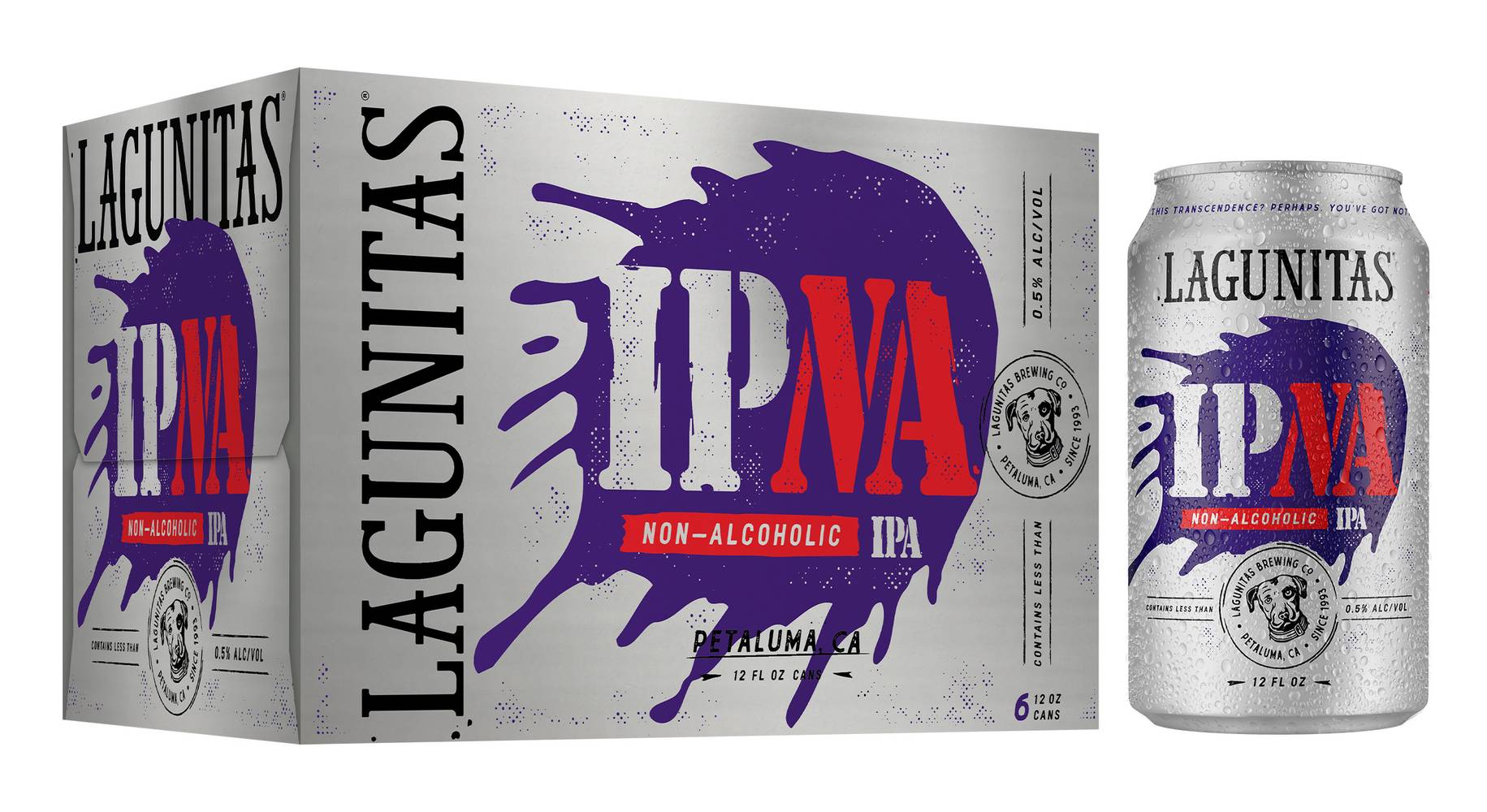 Lagunitas Non-Alcoholic Ipa Beer (6 x 12 fl oz)