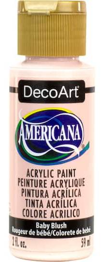 DecoArt Americana Acrylic Paint, Baby Blush (2 fl oz)