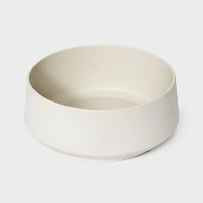 Boots & Barkley Bamboo Melamine Cat & Dog Bowl, Gray