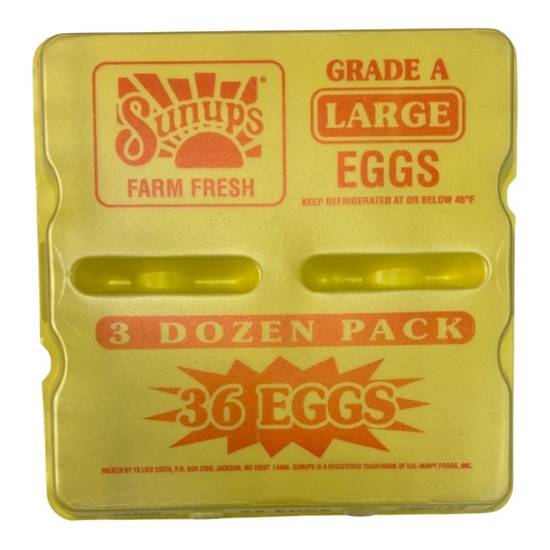 Sunups Large Grade a Eggs (36 eggs)